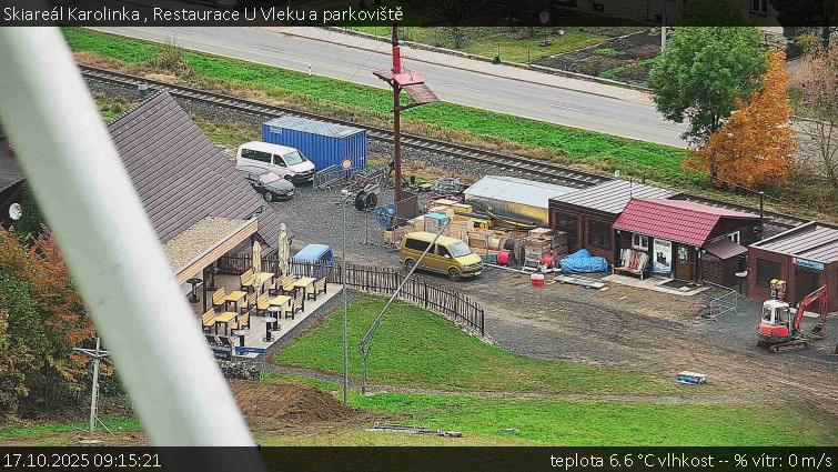 Skiareál Karolinka - Restaurace U Vleku a parkoviště - 17.10.2025 v 09:15 Skiareál Karolinka - Restaurace U Vleku a parkoviště - 17.10.2025 v 09:15