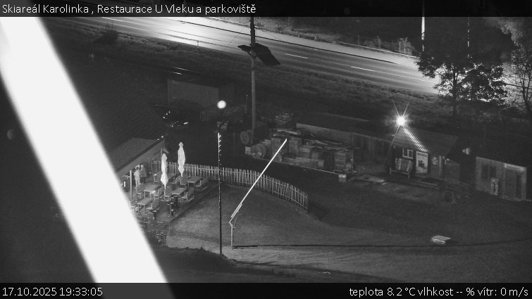 Skiareál Karolinka - Restaurace U Vleku a parkoviště - 17.10.2025 v 19:33 Skiareál Karolinka - Restaurace U Vleku a parkoviště - 17.10.2025 v 19:33