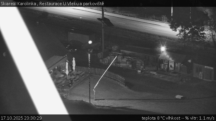 Skiareál Karolinka - Restaurace U Vleku a parkoviště - 17.10.2025 v 23:30 Skiareál Karolinka - Restaurace U Vleku a parkoviště - 17.10.2025 v 23:30