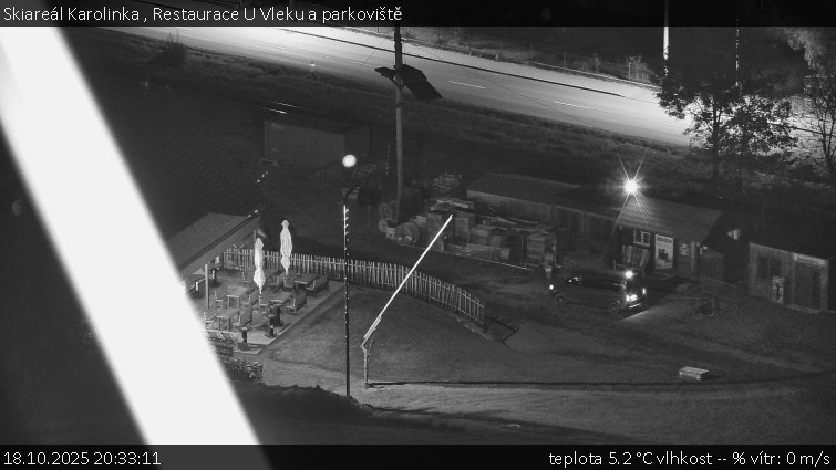 Skiareál Karolinka - Restaurace U Vleku a parkoviště - 18.10.2025 v 20:33 Skiareál Karolinka - Restaurace U Vleku a parkoviště - 18.10.2025 v 20:33