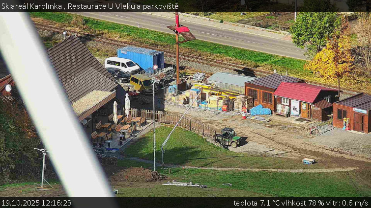 Skiareál Karolinka - Restaurace U Vleku a parkoviště - 19.10.2025 v 12:16 Skiareál Karolinka - Restaurace U Vleku a parkoviště - 19.10.2025 v 12:16