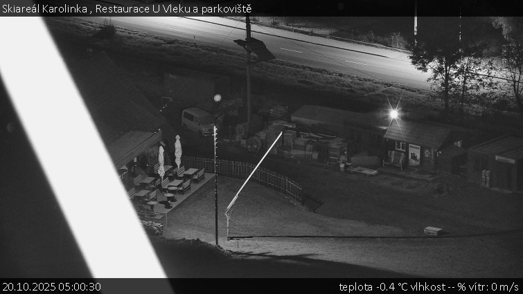 Skiareál Karolinka - Restaurace U Vleku a parkoviště - 20.10.2025 v 05:00 Skiareál Karolinka - Restaurace U Vleku a parkoviště - 20.10.2025 v 05:00