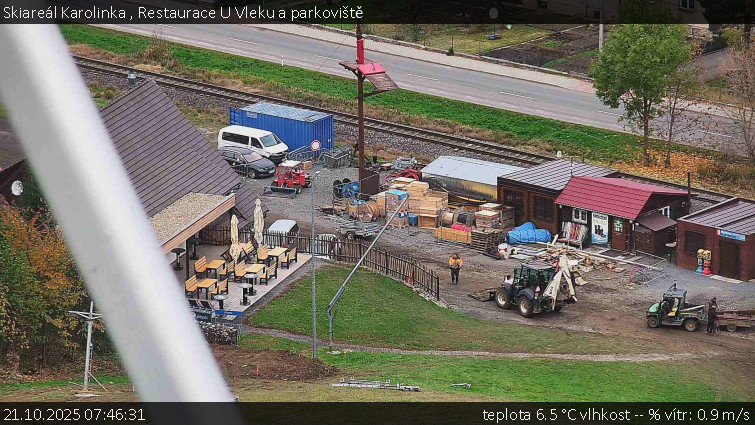 Skiareál Karolinka - Restaurace U Vleku a parkoviště - 21.10.2025 v 07:46 Skiareál Karolinka - Restaurace U Vleku a parkoviště - 21.10.2025 v 07:46