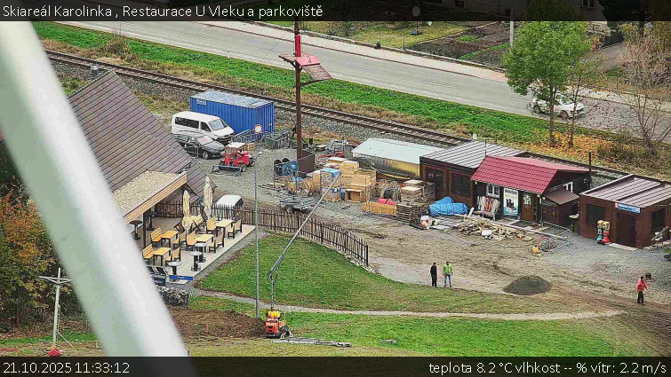 Skiareál Karolinka - Restaurace U Vleku a parkoviště - 21.10.2025 v 11:33 Skiareál Karolinka - Restaurace U Vleku a parkoviště - 21.10.2025 v 11:33