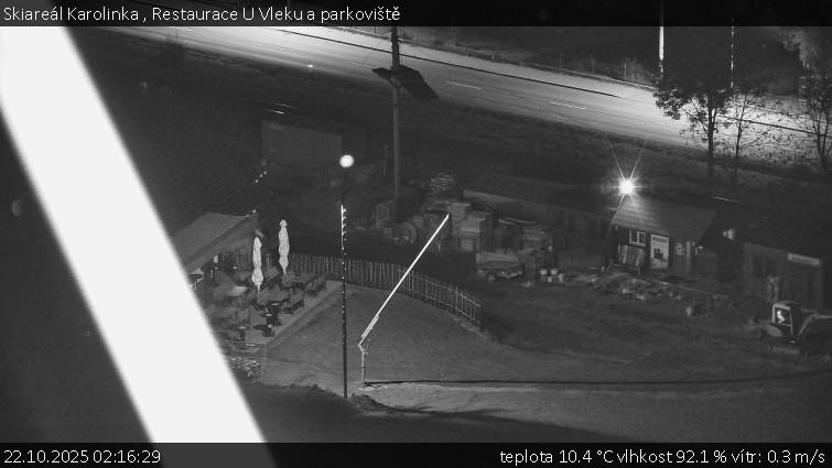Skiareál Karolinka - Restaurace U Vleku a parkoviště - 22.10.2025 v 02:16 Skiareál Karolinka - Restaurace U Vleku a parkoviště - 22.10.2025 v 02:16