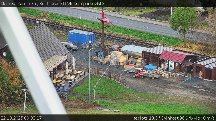 Skiareál Karolinka - Restaurace U Vleku a parkoviště - 22.10.2025 v 08:33 Skiareál Karolinka - Restaurace U Vleku a parkoviště - 22.10.2025 v 08:33