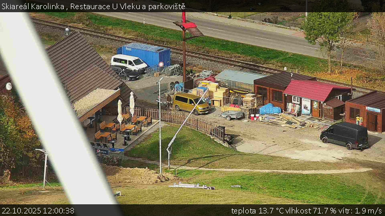 Skiareál Karolinka - Restaurace U Vleku a parkoviště - 22.10.2025 v 12:00 Skiareál Karolinka - Restaurace U Vleku a parkoviště - 22.10.2025 v 12:00