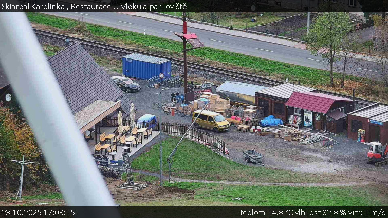 Skiareál Karolinka - Restaurace U Vleku a parkoviště - 23.10.2025 v 17:03 Skiareál Karolinka - Restaurace U Vleku a parkoviště - 23.10.2025 v 17:03