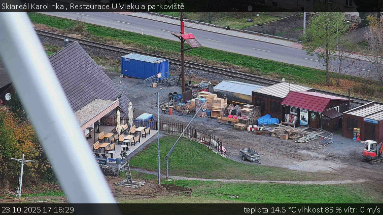 Skiareál Karolinka - Restaurace U Vleku a parkoviště - 23.10.2025 v 17:16 Skiareál Karolinka - Restaurace U Vleku a parkoviště - 23.10.2025 v 17:16