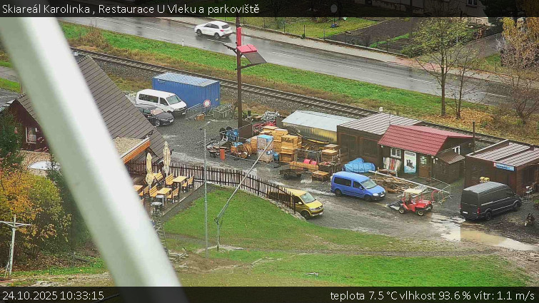 Skiareál Karolinka - Restaurace U Vleku a parkoviště - 24.10.2025 v 10:33 Skiareál Karolinka - Restaurace U Vleku a parkoviště - 24.10.2025 v 10:33