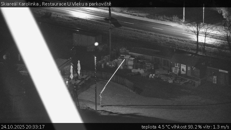 Skiareál Karolinka - Restaurace U Vleku a parkoviště - 24.10.2025 v 20:33 Skiareál Karolinka - Restaurace U Vleku a parkoviště - 24.10.2025 v 20:33