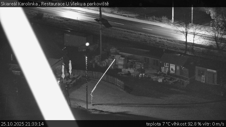Skiareál Karolinka  - Restaurace U Vleku a parkoviště - 25.10.2025 v 21:33 Skiareál Karolinka  - Restaurace U Vleku a parkoviště - 25.10.2025 v 21:33
