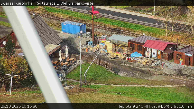 Skiareál Karolinka  - Restaurace U Vleku a parkoviště - 26.10.2025 v 10:16 Skiareál Karolinka  - Restaurace U Vleku a parkoviště - 26.10.2025 v 10:16