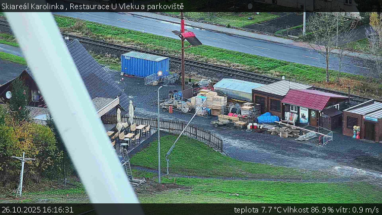 Skiareál Karolinka  - Restaurace U Vleku a parkoviště - 26.10.2025 v 16:16 Skiareál Karolinka  - Restaurace U Vleku a parkoviště - 26.10.2025 v 16:16