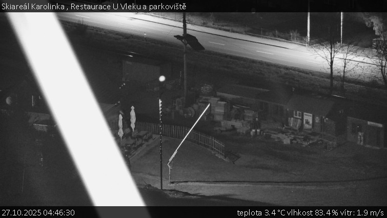 Skiareál Karolinka  - Restaurace U Vleku a parkoviště - 27.10.2025 v 04:46 Skiareál Karolinka  - Restaurace U Vleku a parkoviště - 27.10.2025 v 04:46