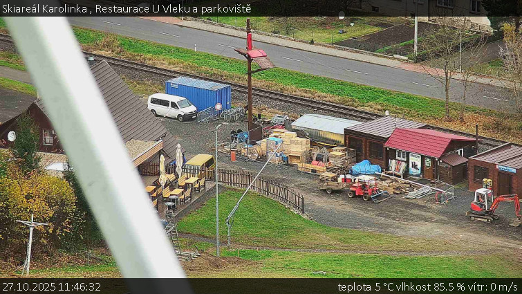 Skiareál Karolinka  - Restaurace U Vleku a parkoviště - 27.10.2025 v 11:46 Skiareál Karolinka  - Restaurace U Vleku a parkoviště - 27.10.2025 v 11:46