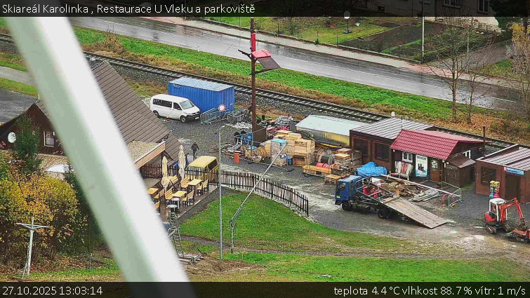 Skiareál Karolinka  - Restaurace U Vleku a parkoviště - 27.10.2025 v 13:03 Skiareál Karolinka  - Restaurace U Vleku a parkoviště - 27.10.2025 v 13:03