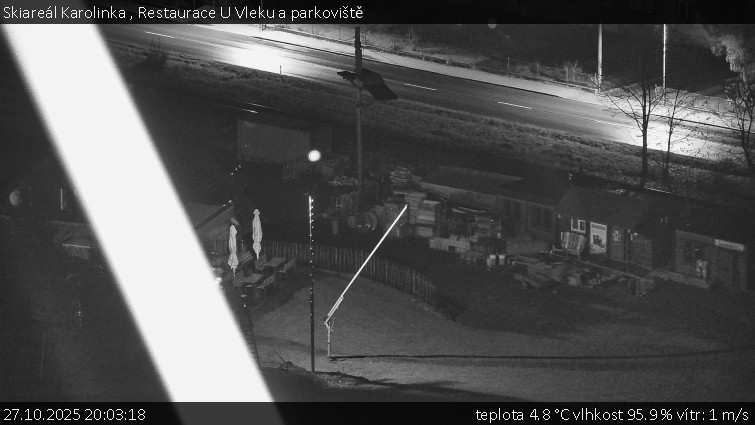 Skiareál Karolinka  - Restaurace U Vleku a parkoviště - 27.10.2025 v 20:03 Skiareál Karolinka  - Restaurace U Vleku a parkoviště - 27.10.2025 v 20:03