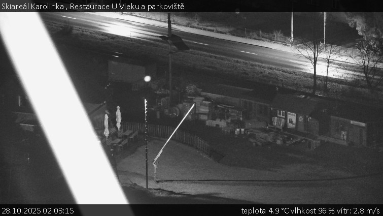 Skiareál Karolinka  - Restaurace U Vleku a parkoviště - 28.10.2025 v 02:03 Skiareál Karolinka  - Restaurace U Vleku a parkoviště - 28.10.2025 v 02:03