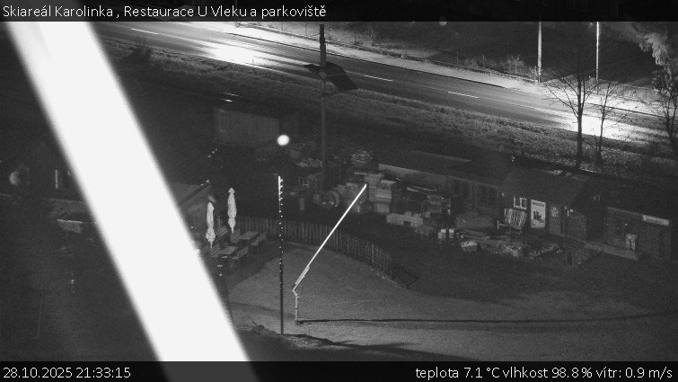 Skiareál Karolinka  - Restaurace U Vleku a parkoviště - 28.10.2025 v 21:33 Skiareál Karolinka  - Restaurace U Vleku a parkoviště - 28.10.2025 v 21:33