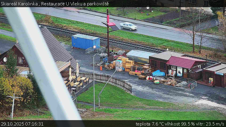 Skiareál Karolinka  - Restaurace U Vleku a parkoviště - 29.10.2025 v 07:16 Skiareál Karolinka  - Restaurace U Vleku a parkoviště - 29.10.2025 v 07:16