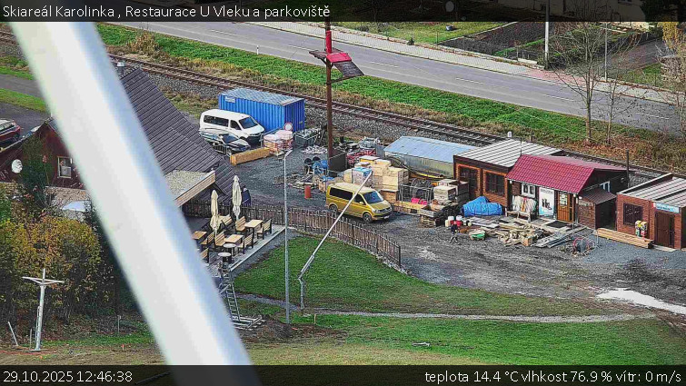 Skiareál Karolinka  - Restaurace U Vleku a parkoviště - 29.10.2025 v 12:46 Skiareál Karolinka  - Restaurace U Vleku a parkoviště - 29.10.2025 v 12:46