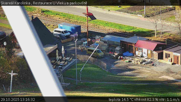 Skiareál Karolinka  - Restaurace U Vleku a parkoviště - 29.10.2025 v 13:16 Skiareál Karolinka  - Restaurace U Vleku a parkoviště - 29.10.2025 v 13:16