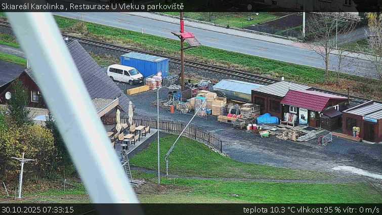 Skiareál Karolinka  - Restaurace U Vleku a parkoviště - 30.10.2025 v 07:33 Skiareál Karolinka  - Restaurace U Vleku a parkoviště - 30.10.2025 v 07:33