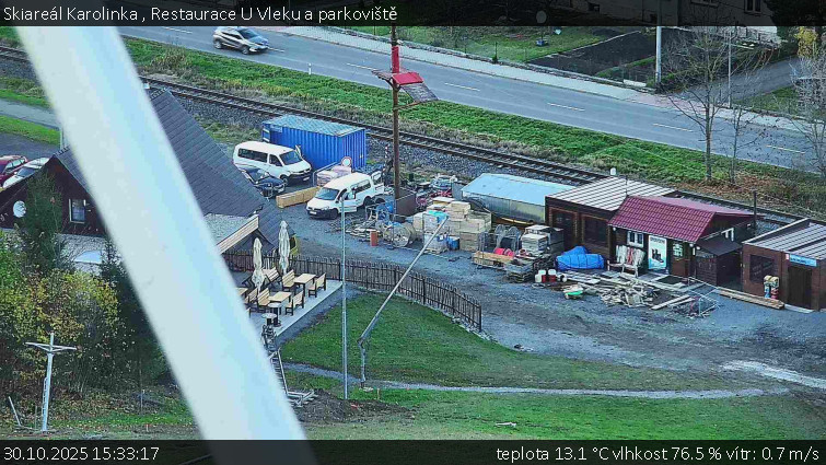 Skiareál Karolinka  - Restaurace U Vleku a parkoviště - 30.10.2025 v 15:33 Skiareál Karolinka  - Restaurace U Vleku a parkoviště - 30.10.2025 v 15:33