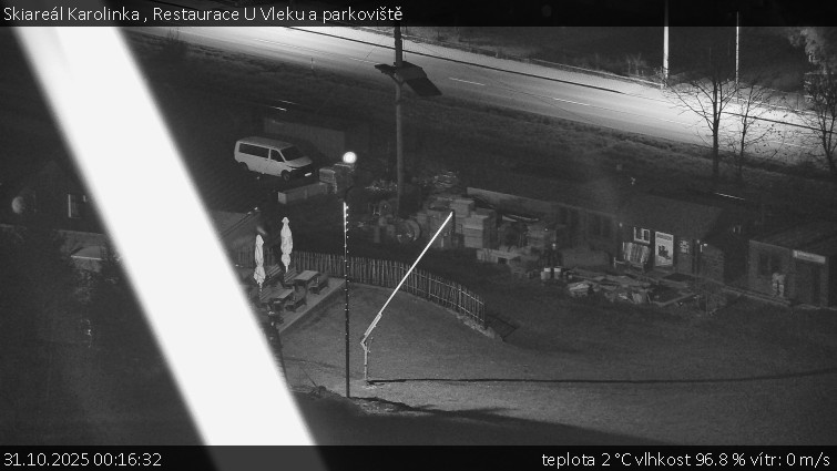 Skiareál Karolinka  - Restaurace U Vleku a parkoviště - 31.10.2025 v 00:16 Skiareál Karolinka  - Restaurace U Vleku a parkoviště - 31.10.2025 v 00:16