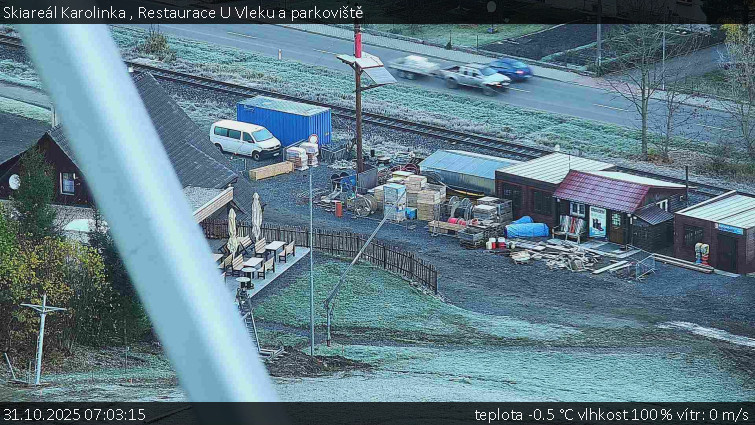 Skiareál Karolinka  - Restaurace U Vleku a parkoviště - 31.10.2025 v 07:03 Skiareál Karolinka  - Restaurace U Vleku a parkoviště - 31.10.2025 v 07:03