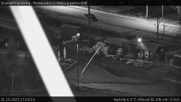 Skiareál Karolinka  - Restaurace U Vleku a parkoviště - 31.10.2025 v 17:03 Skiareál Karolinka  - Restaurace U Vleku a parkoviště - 31.10.2025 v 17:03