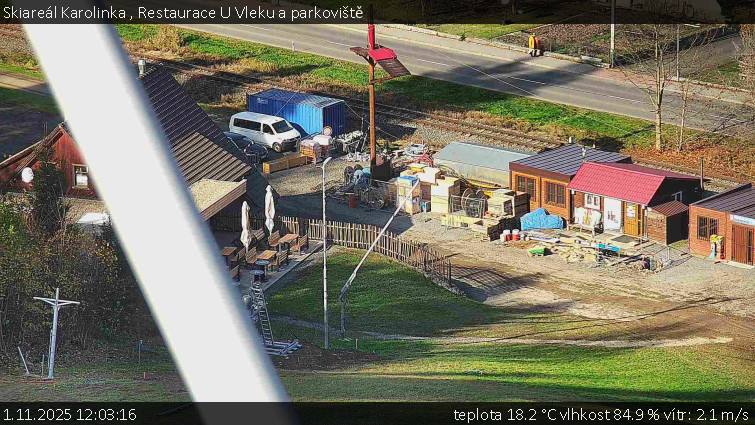 Skiareál Karolinka  - Restaurace U Vleku a parkoviště - 1.11.2025 v 12:03 Skiareál Karolinka  - Restaurace U Vleku a parkoviště - 1.11.2025 v 12:03