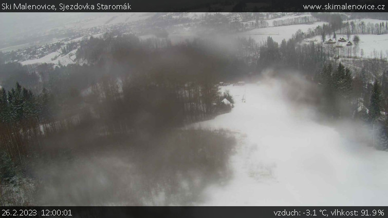 Ski Malenovice - Sjezdovka Staromák - 26.2.2023 v 12:00