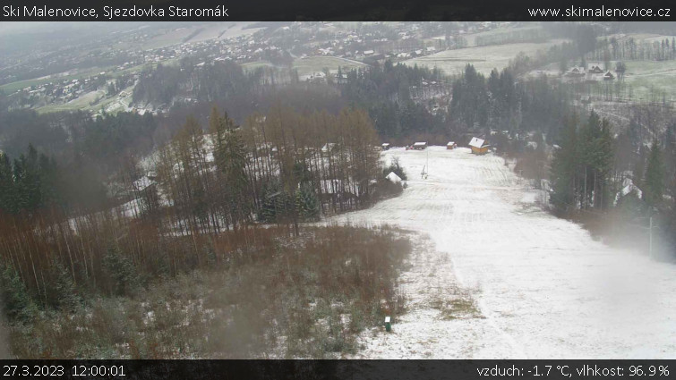Ski Malenovice - Sjezdovka Staromák - 27.3.2023 v 12:00
