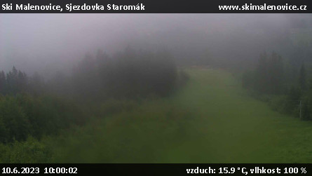Ski Malenovice - Sjezdovka Staromák - 10.6.2023 v 10:00