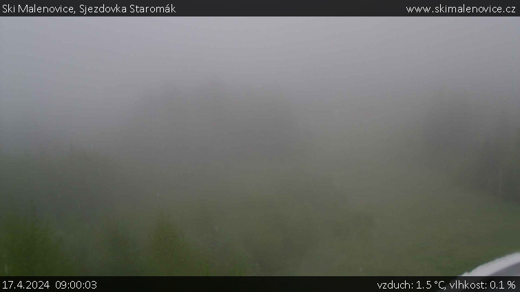 Ski Malenovice - Sjezdovka Staromák - 17.4.2024 v 09:00