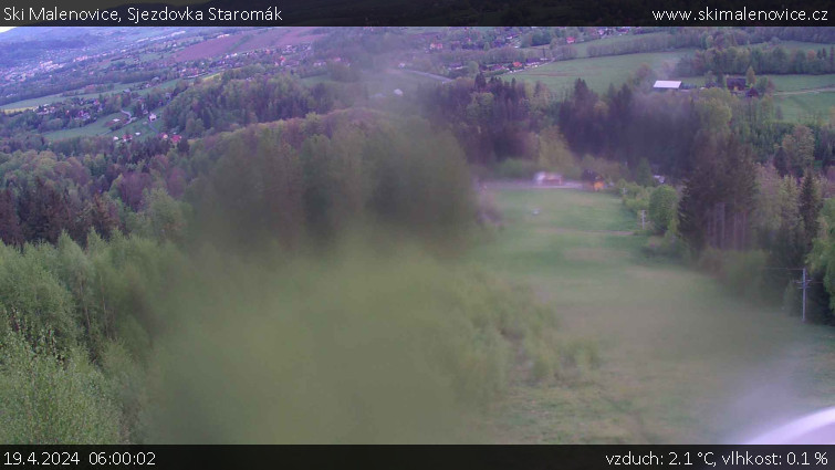 Ski Malenovice - Sjezdovka Staromák - 19.4.2024 v 06:00