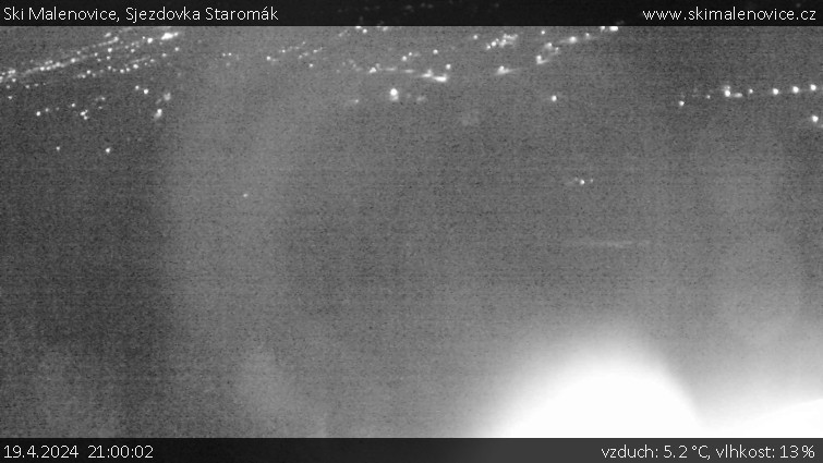 Ski Malenovice - Sjezdovka Staromák - 19.4.2024 v 21:00