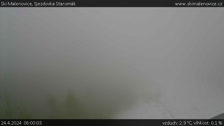 Ski Malenovice - Sjezdovka Staromák - 24.4.2024 v 08:00