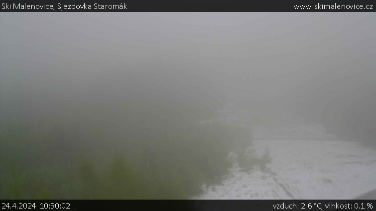 Ski Malenovice - Sjezdovka Staromák - 24.4.2024 v 10:30