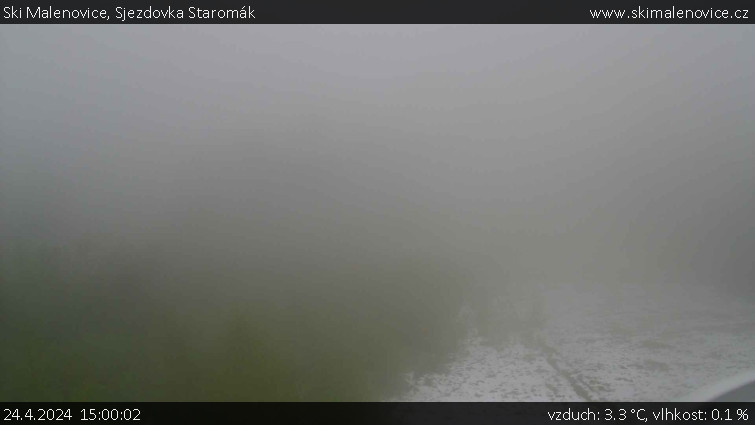Ski Malenovice - Sjezdovka Staromák - 24.4.2024 v 15:00