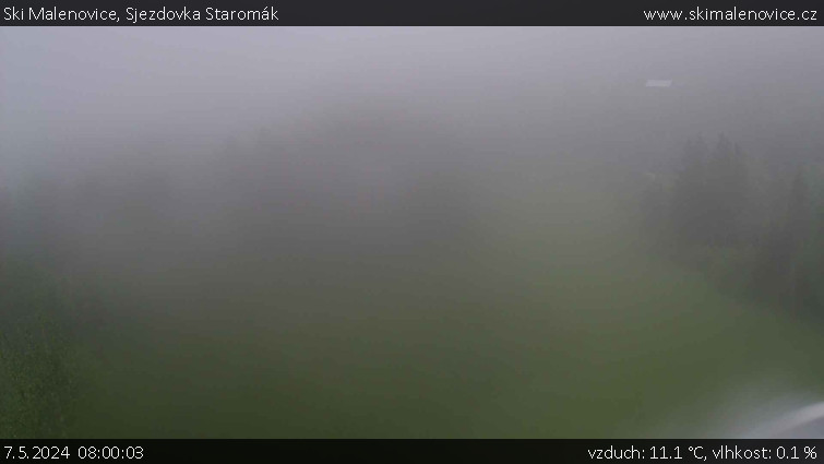 Ski Malenovice - Sjezdovka Staromák - 7.5.2024 v 08:00