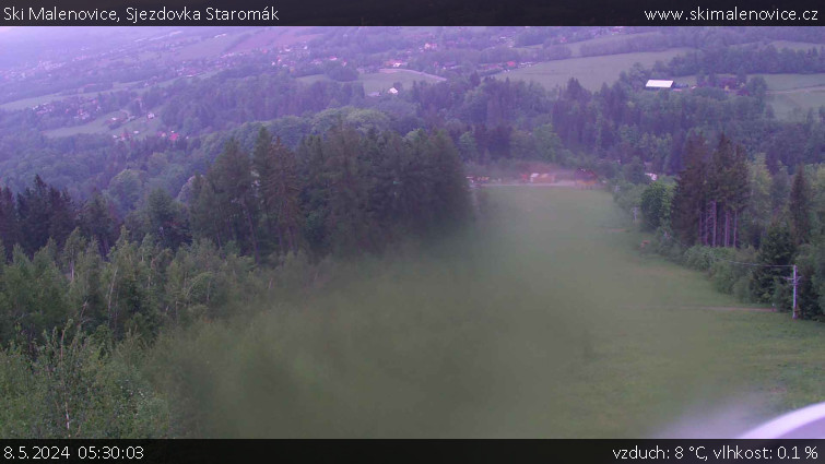 Ski Malenovice - Sjezdovka Staromák - 8.5.2024 v 05:30