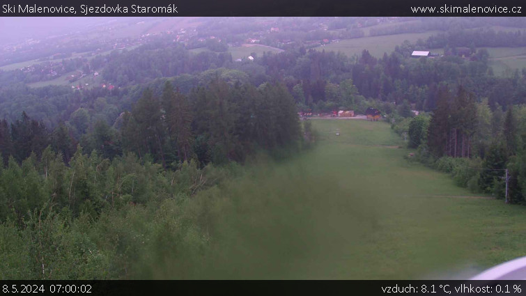 Ski Malenovice - Sjezdovka Staromák - 8.5.2024 v 07:00