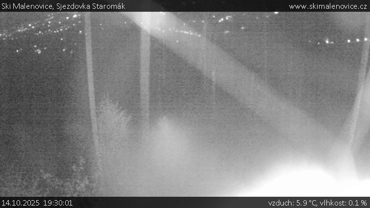 Ski Malenovice - Sjezdovka Staromák - 14.10.2025 v 19:30 Ski Malenovice - Sjezdovka Staromák - 14.10.2025 v 19:30