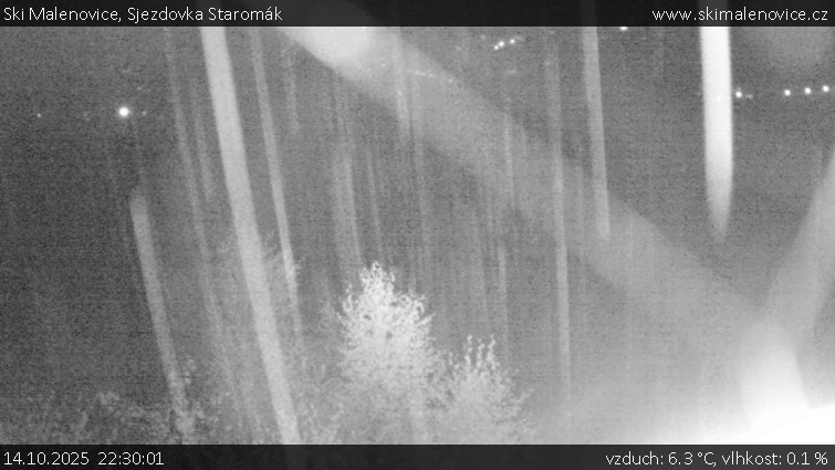 Ski Malenovice - Sjezdovka Staromák - 14.10.2025 v 22:30 Ski Malenovice - Sjezdovka Staromák - 14.10.2025 v 22:30