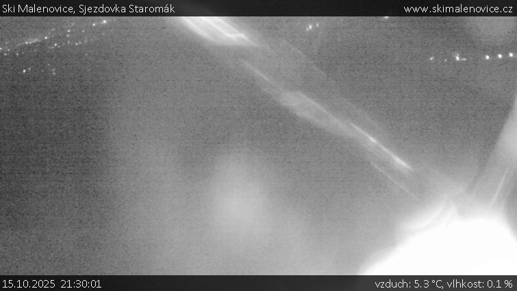 Ski Malenovice - Sjezdovka Staromák - 15.10.2025 v 21:30 Ski Malenovice - Sjezdovka Staromák - 15.10.2025 v 21:30