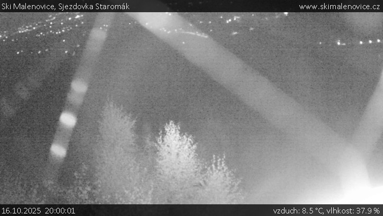 Ski Malenovice - Sjezdovka Staromák - 16.10.2025 v 20:00 Ski Malenovice - Sjezdovka Staromák - 16.10.2025 v 20:00