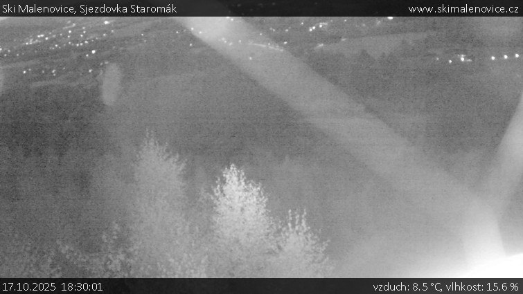 Ski Malenovice - Sjezdovka Staromák - 17.10.2025 v 18:30 Ski Malenovice - Sjezdovka Staromák - 17.10.2025 v 18:30